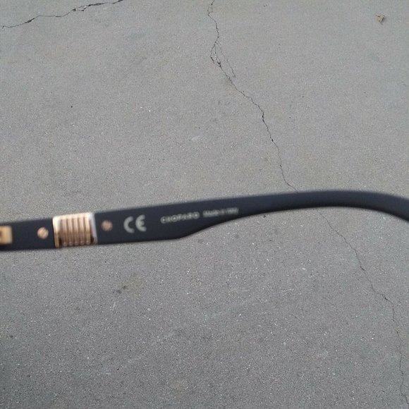 Chopard Polarized new sunglasses schc32 60/13 gold black frame - Picture 8 of 8